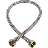 Гибкая подводка д/воды 0,6 м 1/2 г х 1/2 г сталь STOUT