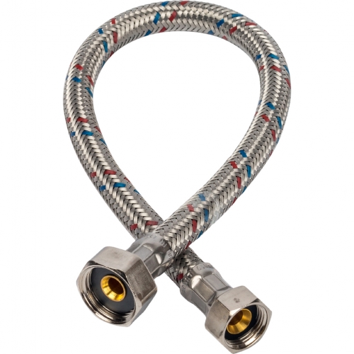 Гибкая подводка д/воды 0,4 м 1/2 ш х 3/8 г сталь STOUT купить в интернет магазине Санрай73