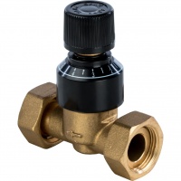 Клапан балансирования дифференциальный by-pass STOUT DN20, диапазон калибровки 0.2-2.5