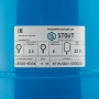 Гидроаккумулятор 20л Stout STW-0001 вертикальный синий 8 bar 100°С