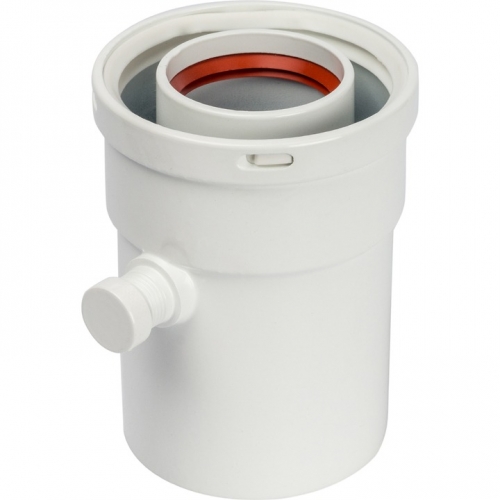 Конденсатосборник вертикальный DN60/100, п/м уплотнения в компл. с лого. STOUT купить в интернет магазине Санрай73