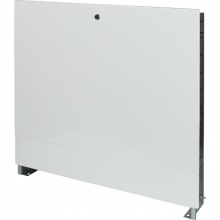 Шкаф коллекторный Stout ШРВ-3, 8-10 выходов, встроенный с накладной дверцей