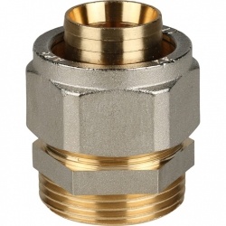 Соединение 32мм х 1 1/4"нр Stout обжим для металлопластиковых труб