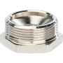 Футорка 1 1/4"нр х 1/2"вр Stout никелированная латунная