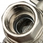 Кран-фильтр шаровой 1/2"ВР/ВР Stout 500 мкм, бабочка черная