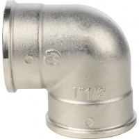 Угольник 1 1/2"вр Stout никелированный латунный