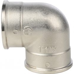 Угольник 1 1/2"вр Stout никелированный латунный