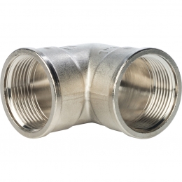 Угольник 1 1/4"вр Stout никелированный латунный