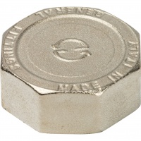 Заглушка 1 1/4"вр Stout никелированная латунная