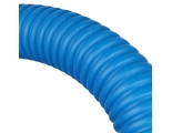 Труба гофрированная ПНД, цвет синий, наружным диаметром 32мм для труб 25мм STOUT 1м