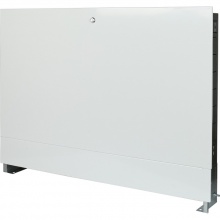 Шкаф коллекторный Stout ШРВ-4, 11-12 выходов, встроенный с накладной дверцей