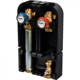 Насосная группа STOUT SDG-0001 с прямым контуром 1", без насоса