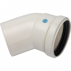 Угол PP-FE Stout d80*45гр. вн-нар (конденсационный)