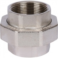 Разъемное соединение 1 1/2"ВВ Stout никелированное