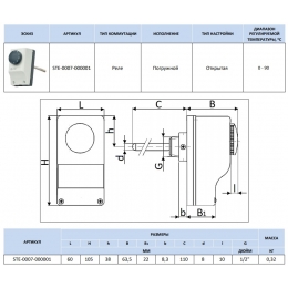 Термостат Stout 100 погружной