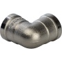 Угольник 3/8"вр Stout никелированный латунный