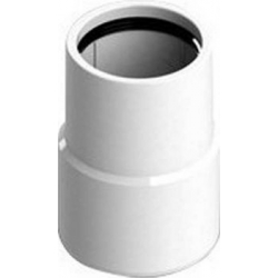 Элемент дымохода конденсационный адаптер уменьшенный STOUT DN80/60 115 мм м/п