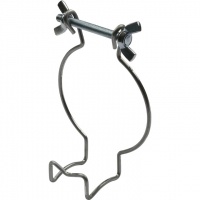 Элемент дымохода конденсационный хомут пружинный STOUT DN80