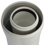 Элемент дымохода конденсационная труба 500 мм STOUT DN60/100 м/п PP-FE