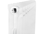 Радиатор алюминиевый STOUT Bravo 500 6 секции нижнее правое подключение (белый RAL 9010)