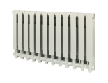 Радиатор алюминиевый STOUT Bravo 500 12 секций боковое подключение RAL9010