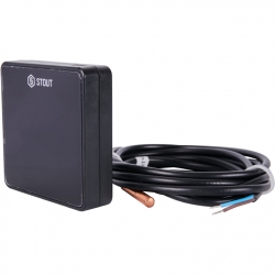 Беспроводной датчик температуры пола C-8f, черный STOUT