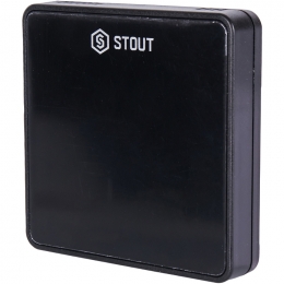 Беспроводной комнатный датчик C-8r, STOUT черный