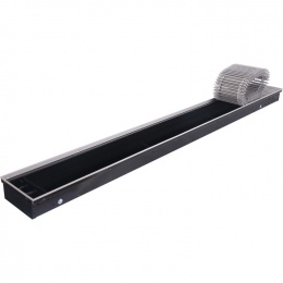 Конвектор внутрипольный STOUT SCN 80.300.2000 (Решётка роликовая, анодированный алюминий)