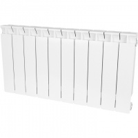 Радиатор биметаллический STOUT STYLE 350 10 секций боковое подключение (белый RAL 9010)
