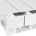 Радиатор биметаллический STOUT STYLE 350 4 секции боковое подключение (белый RAL 9010)