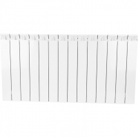 Радиатор биметаллический STOUT STYLE 500 14 секций боковое подключение (белый RAL 9010)