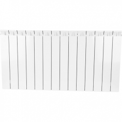 Радиатор биметаллический STOUT STYLE 500 14 секций боковое подключение (белый RAL 9010)