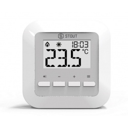 Беспроводной комнатный двухпозиционный регулятор ST-295v2, STOUT белый