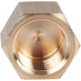 Заглушка латунная Stout 1/4"вр