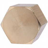 Заглушка латунная Stout 1/4"вр