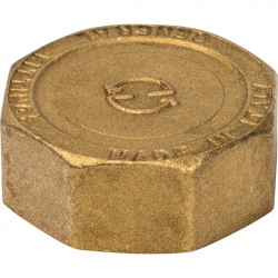 Заглушка латунная Stout 1 1/4"вр