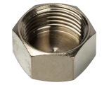 Заглушка латунная Stout 3/8"вр никелированная