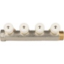 Коллектор распределительный STOUT 3/4", 4 отвода 3/4"ЕК 