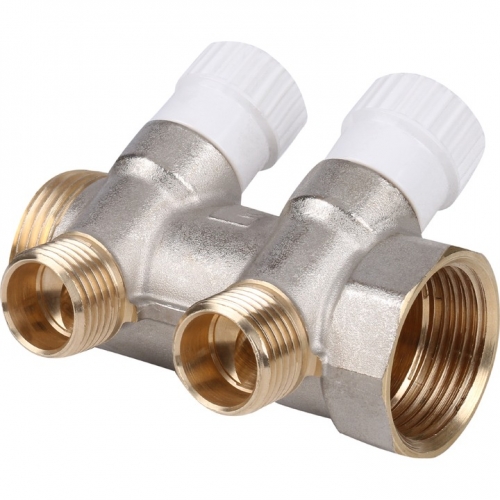 Коллектор распределительный STOUT 1", 2 отвода 1/2" купить в интернет магазине Санрай73