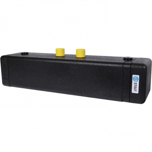 Стальной распределительный коллектор STOUT SDG-0016, 3 отопительных контура. В теплоизоляции DN 20 купить в интернет магазине Санрай73