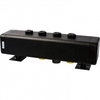 Стальной распределительный коллектор STOUT SDG-0016, 2 отопительных контура. В теплоизоляции DN 32