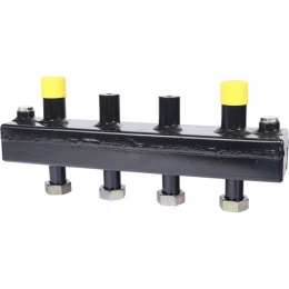 Стальной распределительный коллектор STOUT SDG-0018, 2 отопительных контура с гидравлическим разделителем DN 20