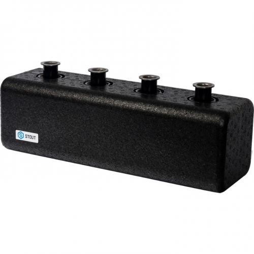 Стальной распределительный коллектор STOUT SDG-0018, 2 отопительных контура с гидравлическим разделителем DN 25 купить в интернет магазине Санрай73