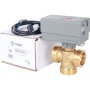 Компактный 3-Ходовой зональный клапан, сервопривод 230V, с кабелем 1м., STOUT НР 1 1/4"