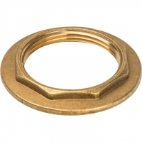 Контргайка латунная Stout 1 1/2"вр, с упором