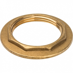 Контргайка латунная Stout 1 1/2"вр, с упором