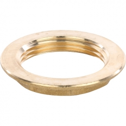Контргайка латунная Stout 1 1/4"вр, с упором