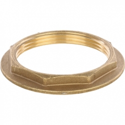 Контргайка латунная Stout 2"вр, с упором