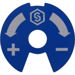 Синий-красный диск STOUT для распределительных коллекторов