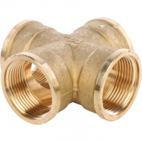 Крестовина 90° латунная Stout 1 1/4"вр